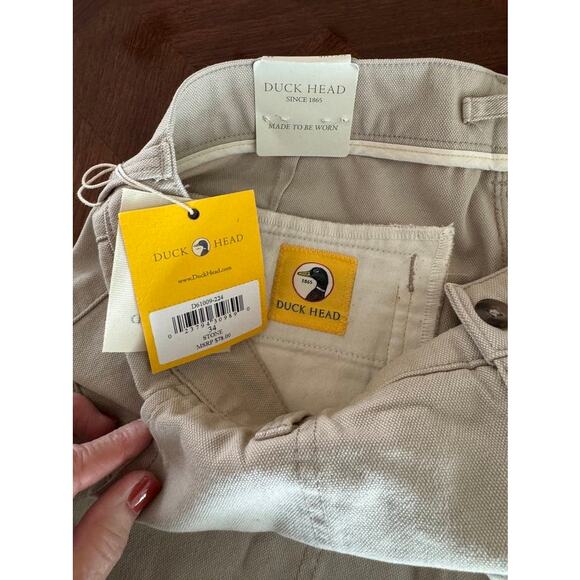 Duck Head Stone Canvas Field Shorts Men’s 34 NWT Classic Fit - Picture 2 of 10
